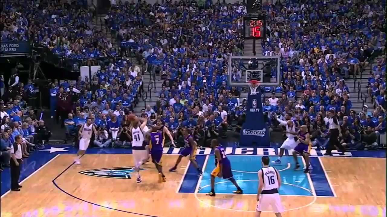 Dallas Mavericks drain 20 3-pointers against LA Lakers (05.08.11)[Tied NBA Playoffs Record]