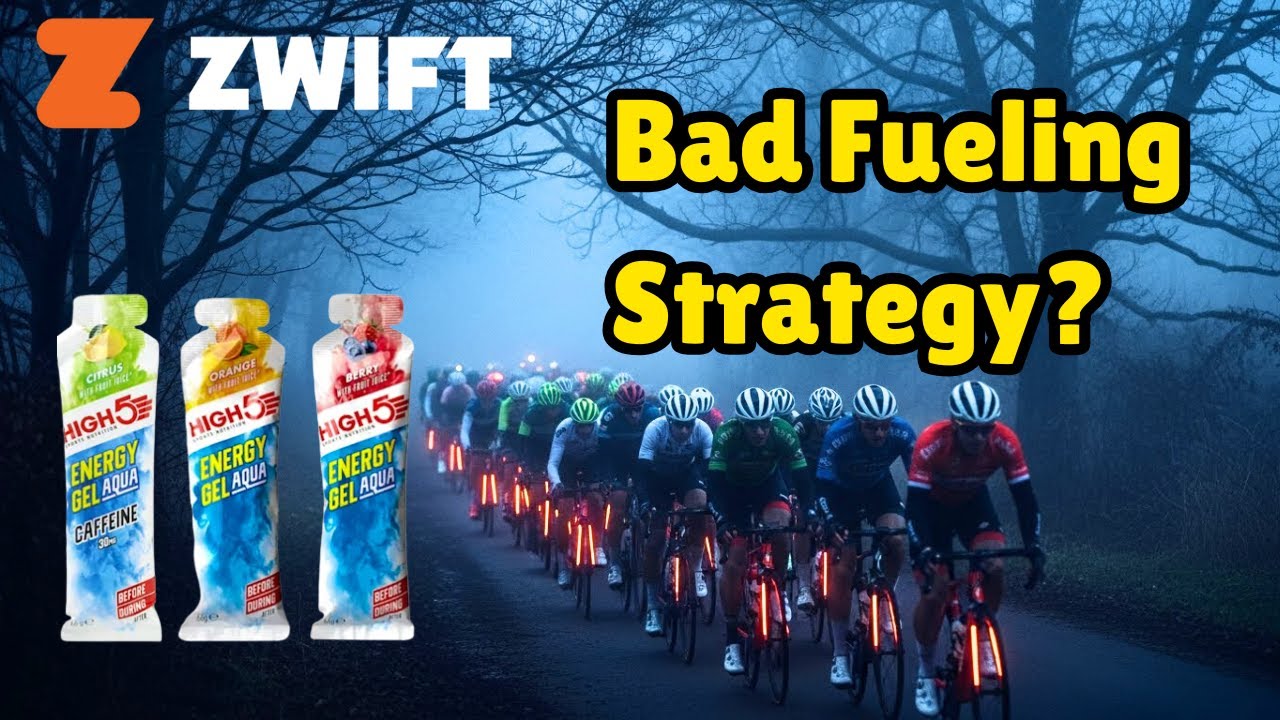 Epic Zwift Race Done on Bars and Gels Only - Here's What Happened!