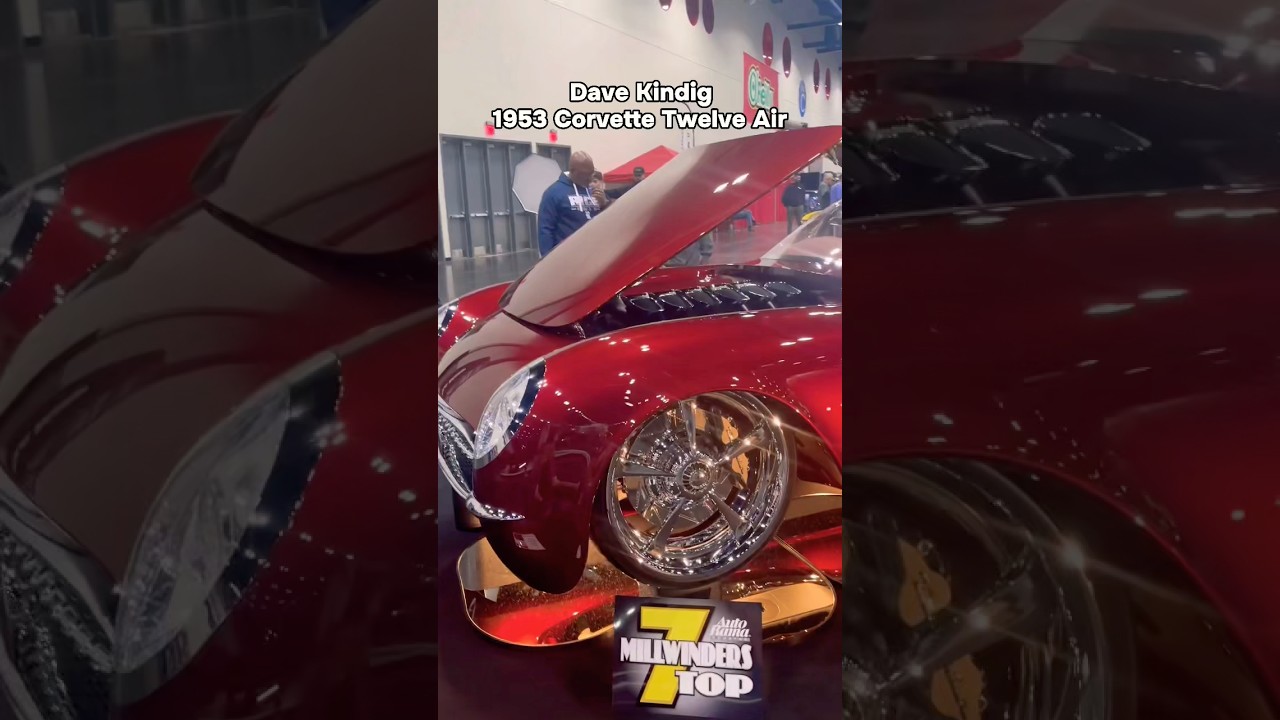 Dave Kingdig&rsquo;s 1953 Corvette Twelve Air 9.2 Liter Custom V12LS Engine. Houston Autorama 2024. #v12