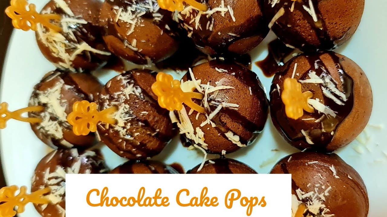 Chocolate Cake Pops recipe | 10 min chocolate dessert recipe | How to make Chocolate Cake Pops