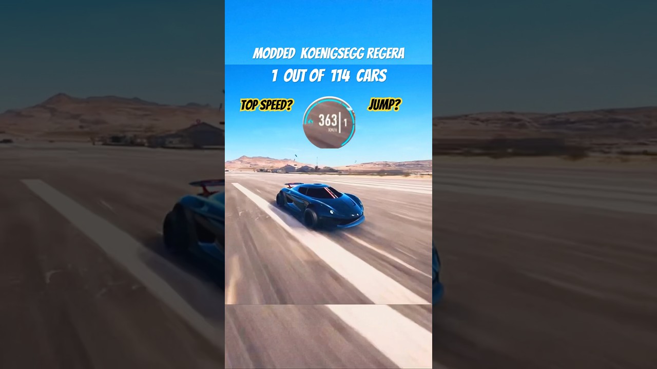 Modded Koenigsegg Regera: Unbelievable Top Speed & Crazy Jumps in NFS Payback!