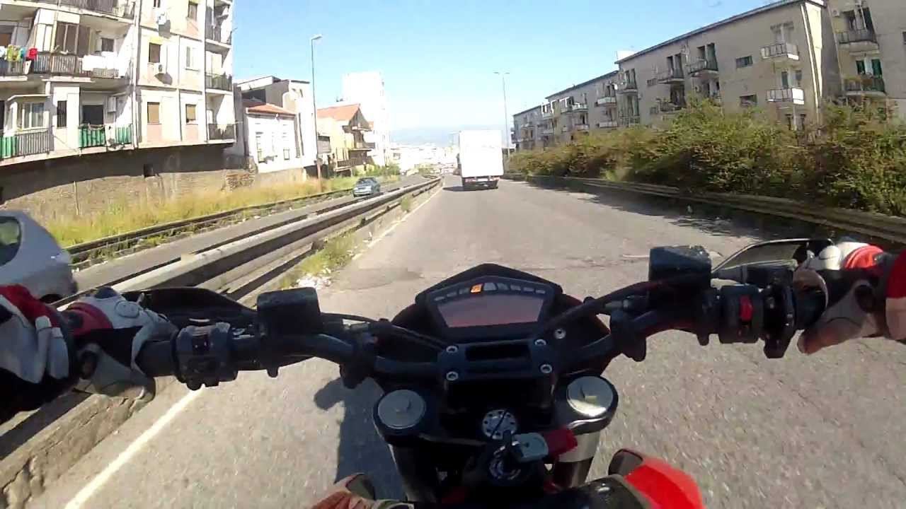 Ducati Hypermotard 796 onboard