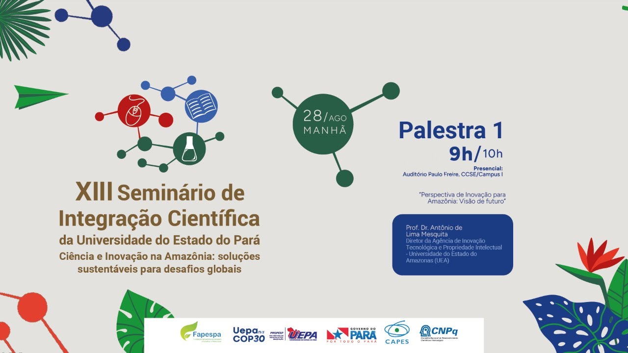Palestra 01 -Inovação Tecnológica e Desenvolvimento Sustentável: Tendências e Oportunidades