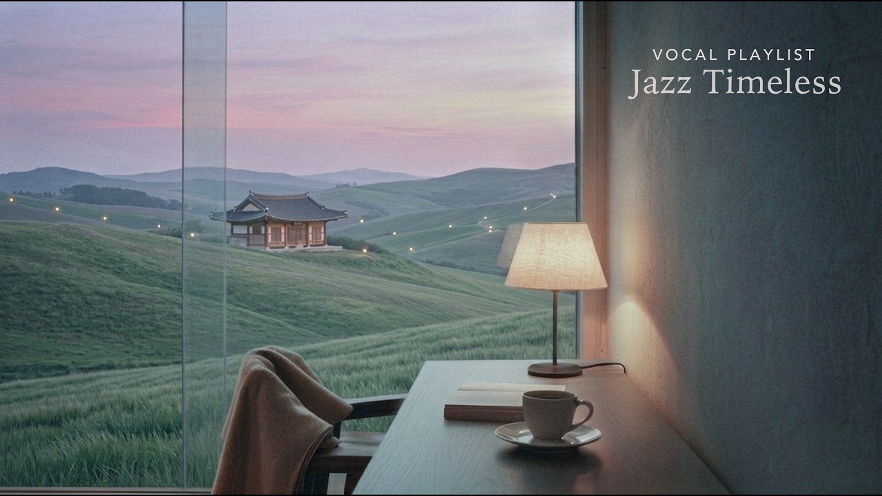 [Playlist] Нежная весенняя мелодия у окна: ночной бриз и ханок в сумерках | JazzVintage