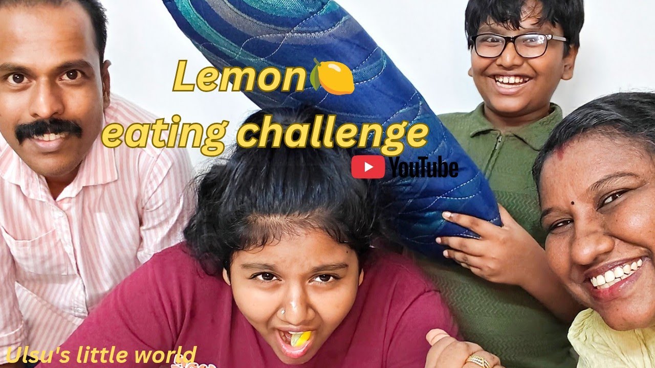 Lemon eating challenge #challenge #lemon#lemoneatingchallenge #shortsviral #familychallenge #2026 