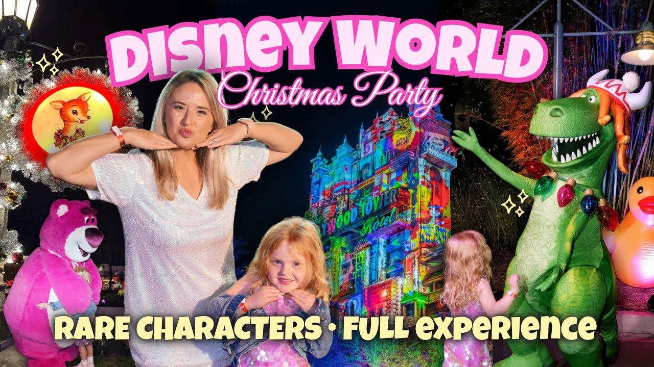Рождественская вечеринка в Disney World 🎄 Jollywood Nights 2025 | Редкие персонажи и полный спект...