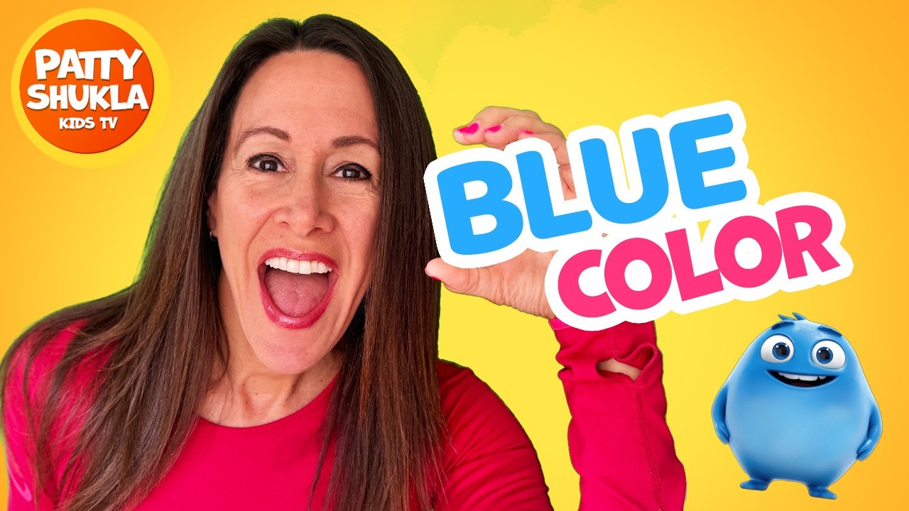 Learn Colors Song for Children, Blue Color of the Day by Pattys Shukla Primary Songs | Sign Language