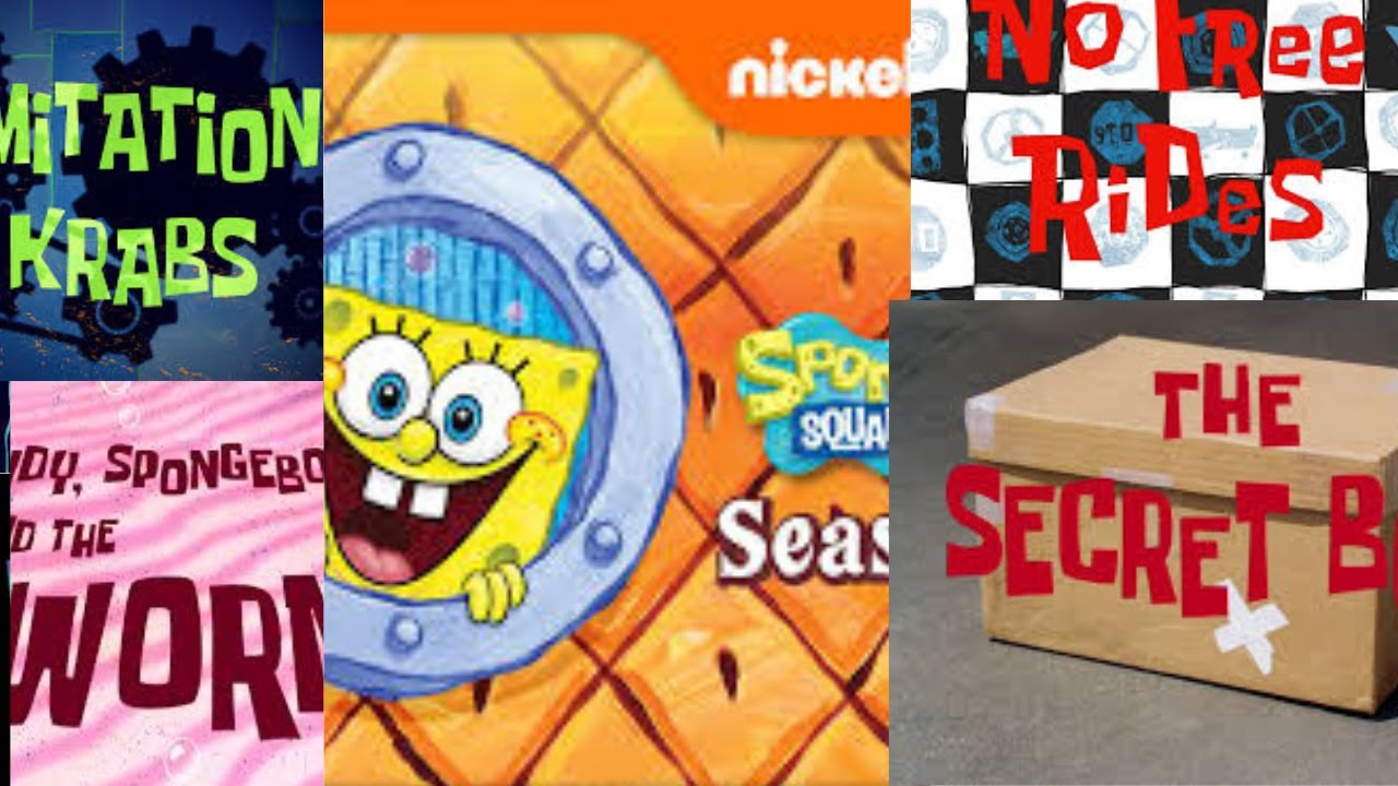 spongebob season 2 ranked on a teir list