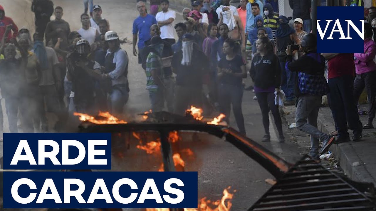 Protesta contra Maduro en varias zonas de Caracas