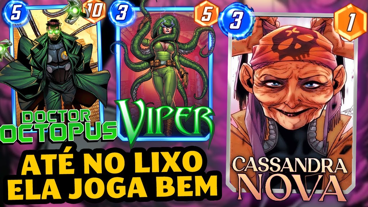 CASSANDRA LIXÃO ERA SÓ O QUE FALTAVA [A VÉIA JOGA EM QUALQUER DECK] |Marvel Snap