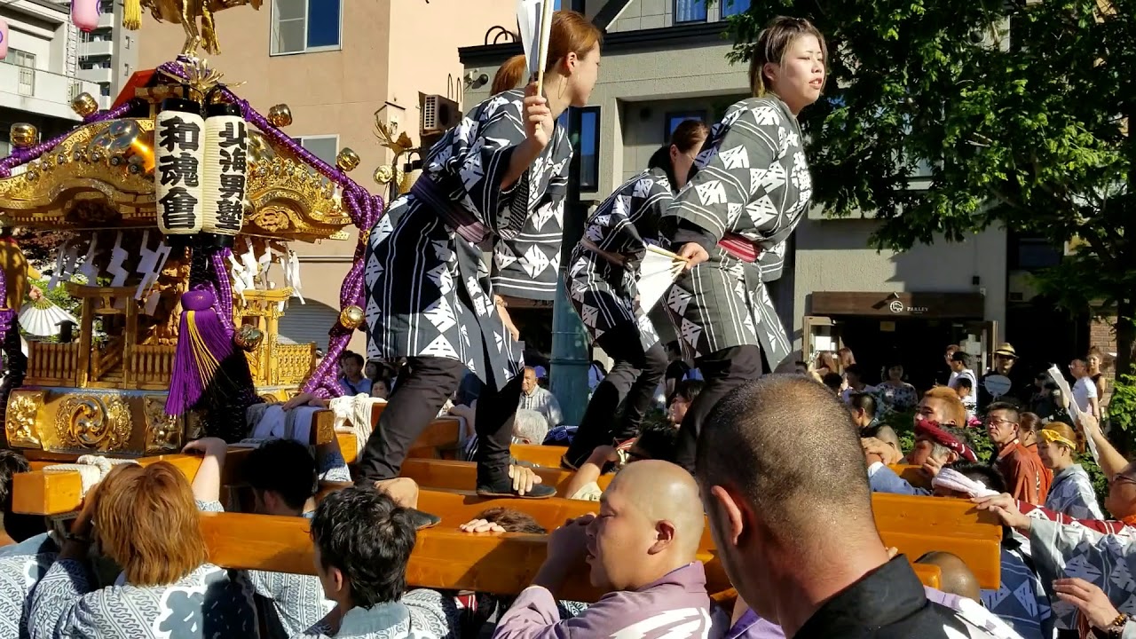 2018小樽潮まつり　神輿パレード