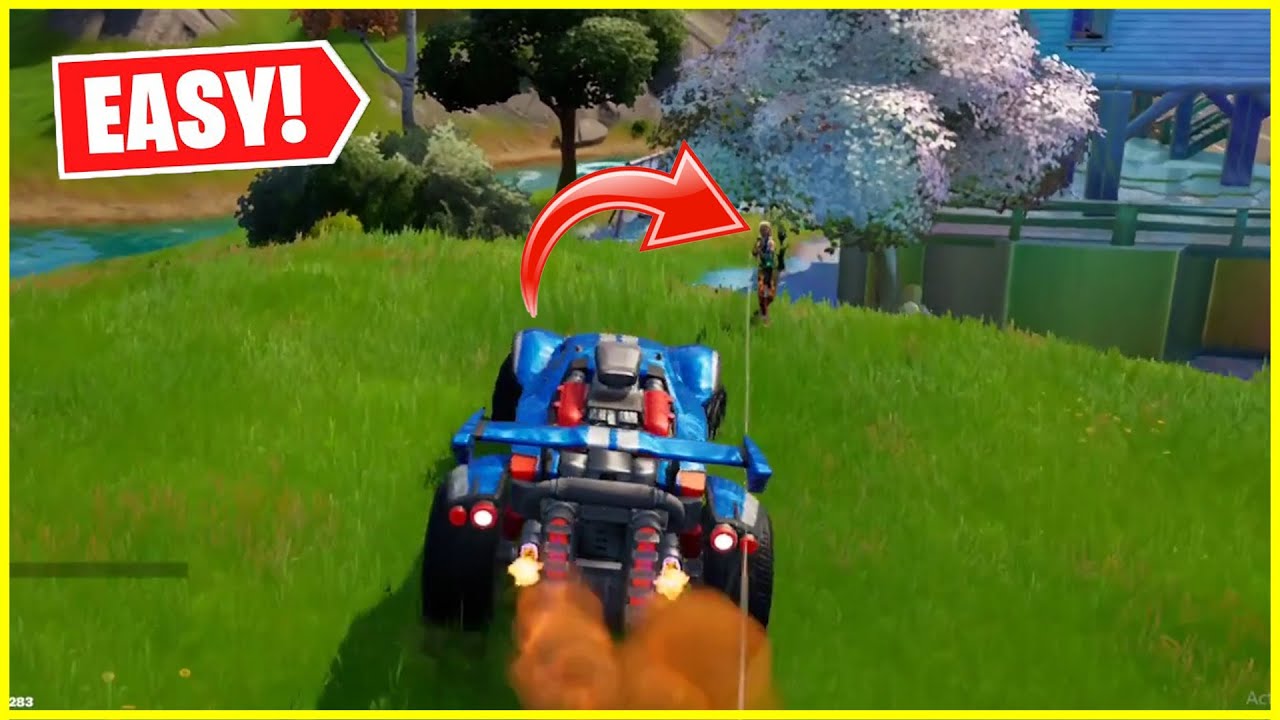 Hit opponents while riding in an Octane (3) | Fortnite Octane Quests