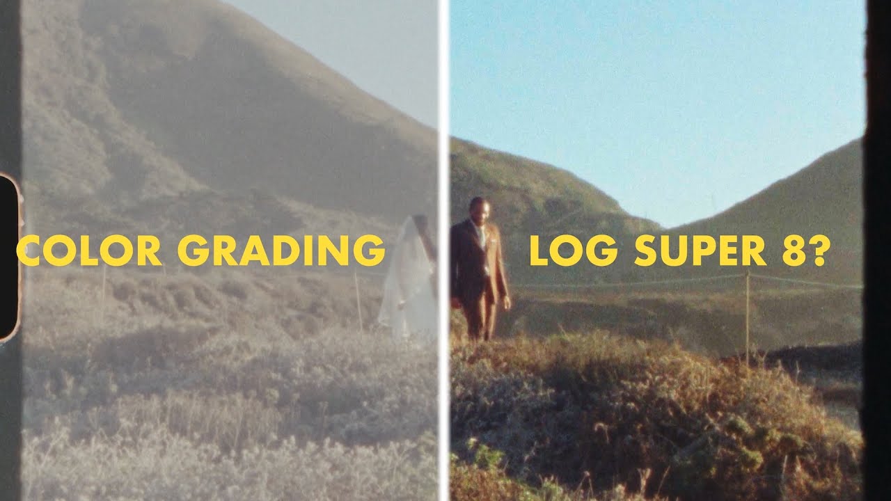 how I color grade @pro8mm log scan for super 8 footage