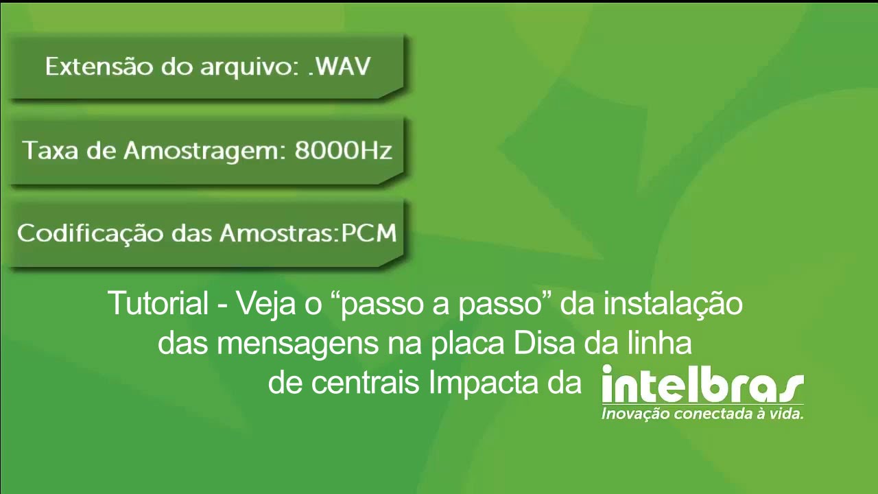 Tutorial de Configura&ccedil;&atilde;o Disa - Centrais Impacta