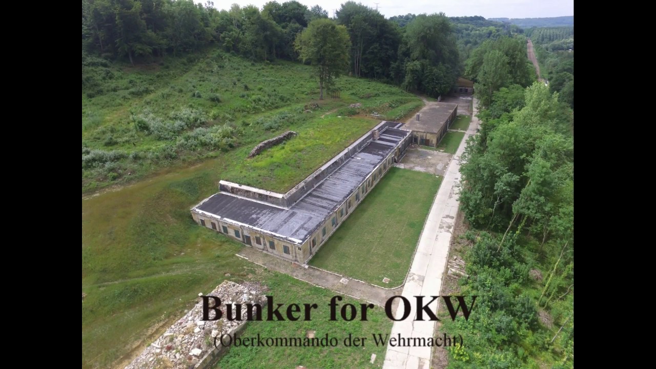 Hitler bunker margival by drone. FHQ Wolfsschlucht 2