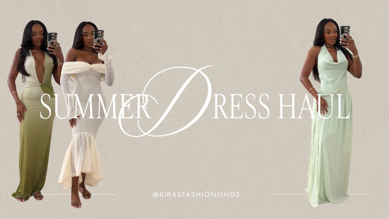 SUMMER DRESS HAUL | Recent Order | Try on haul | spring dresses 2025 | Kira's Fashion Finds