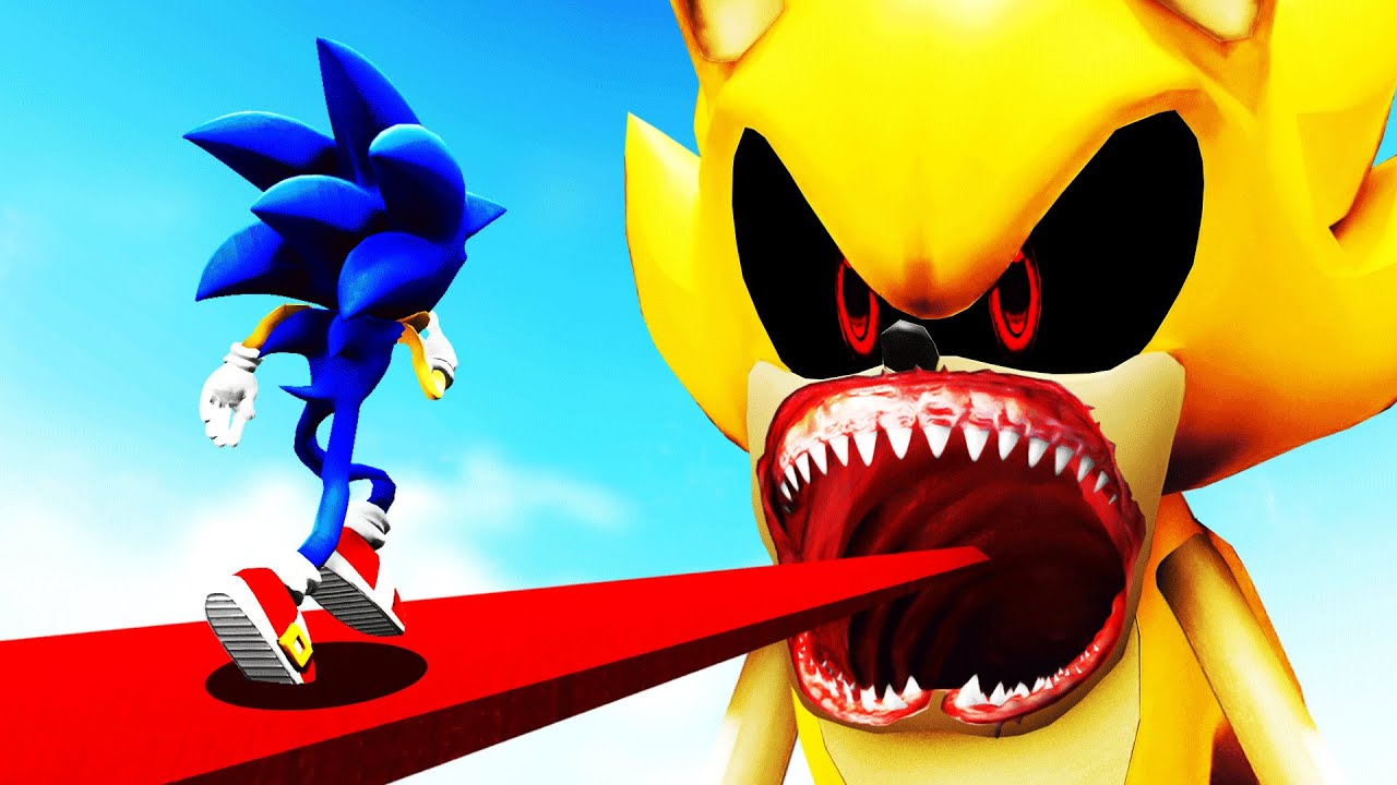 Crossing SUPER SONIC.EXE BRIDGE In GTA 5