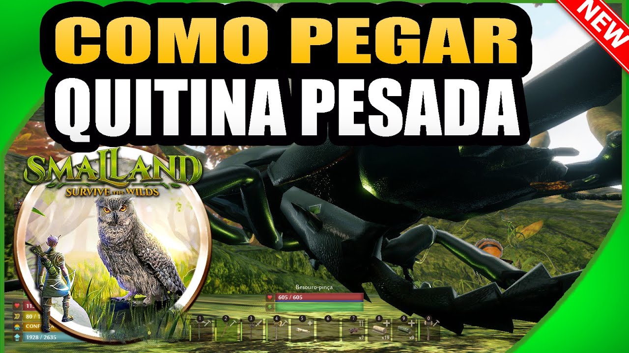 🟢Smalland Tutorial 2024 Como Pegar Quitina Pesada no smalland Dicas para iniciantes 2024