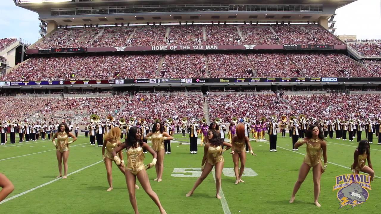 PVAMU Marching Storm - Halftime Show at Texas A&M University (2016)