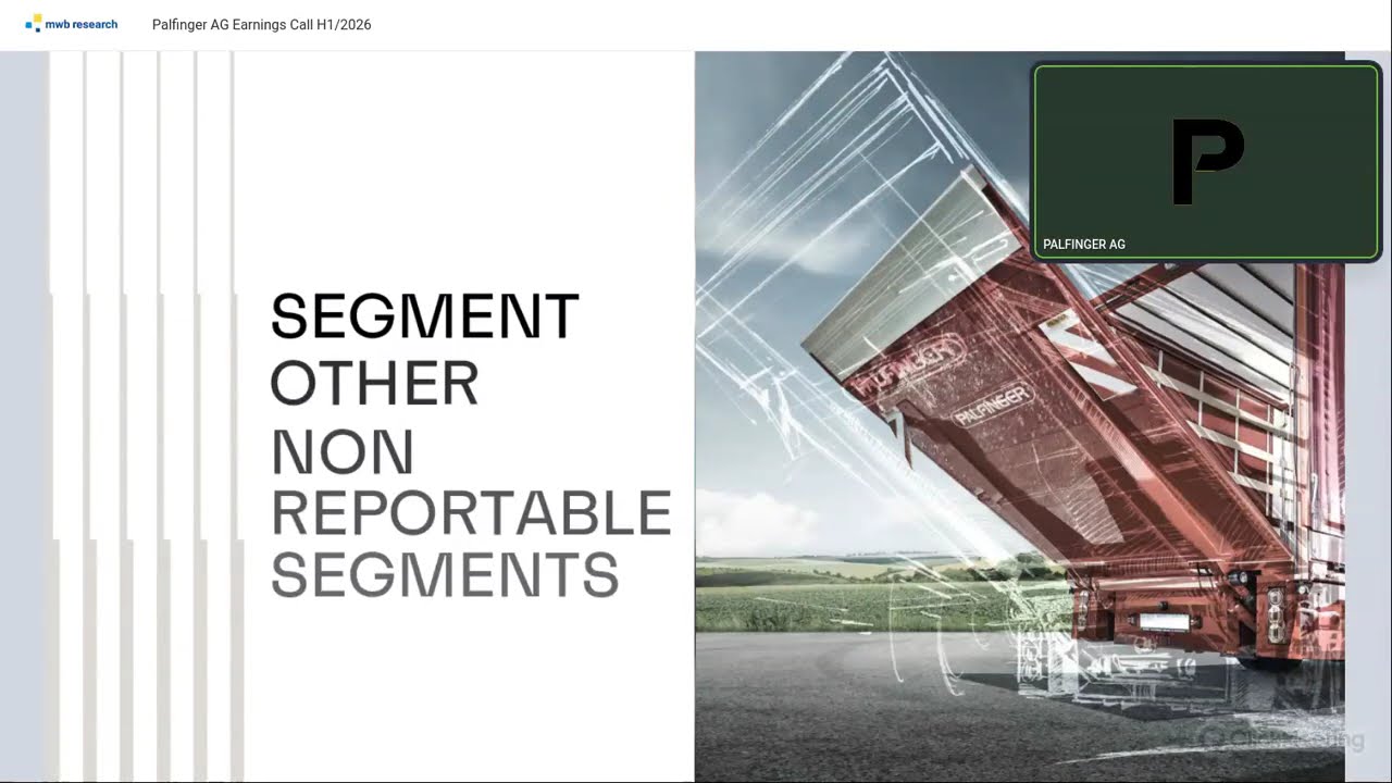 Palfinger AG Earnings Call H1 2026