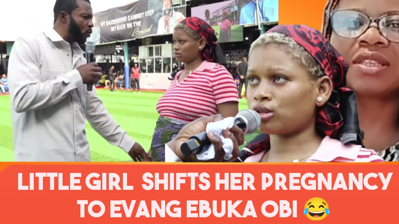 Na me give you belle? Evang Ebuka Obi 😂#zionprayermovementoutreachlive 