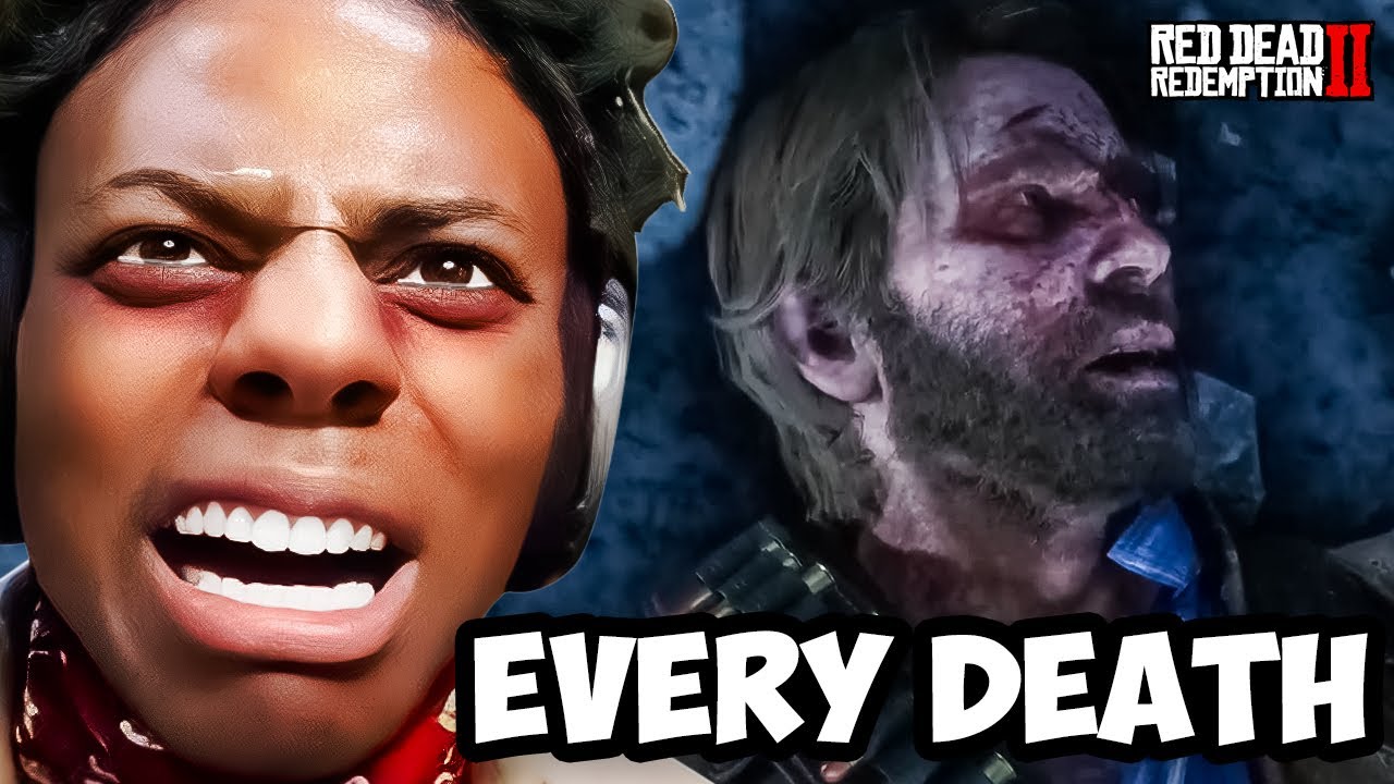 iShowSpeed ​​реагирует на каждую смерть в Red Dead Redemption 2