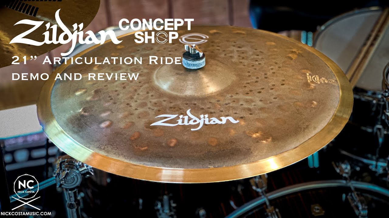 Zildjian Concept Shop 21 Articulation Ride Demo and Review