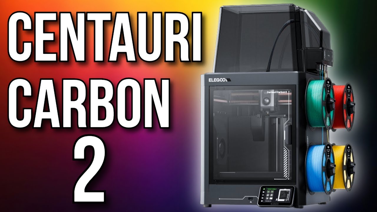 Elegoo Centauri Carbon 2 Revealed With CANVAS Multicolor Filament System
