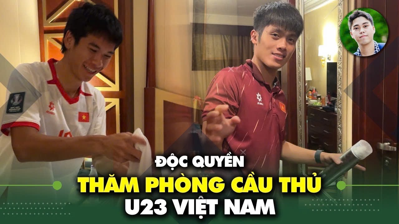 Độc quyền: Thăm phòng cầu thủ U23 Việt Nam sau khi giành huy chương Đồng U23 châu Á