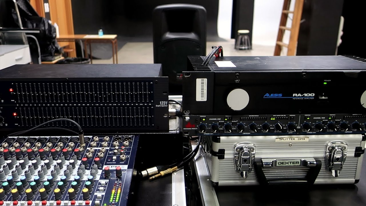 MESA DE MEZCLAS ANALÓGICA - CÓMO CONECTAR A LA VEZ EL ECUALIZADOR GRÁFICO Y EL LIMITADOR AL MAIN MIX