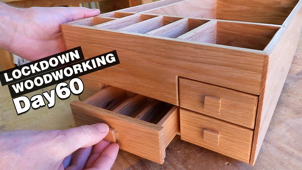 The knitting box is done and it's actually pretty cool! LOCKDOWN Day 60