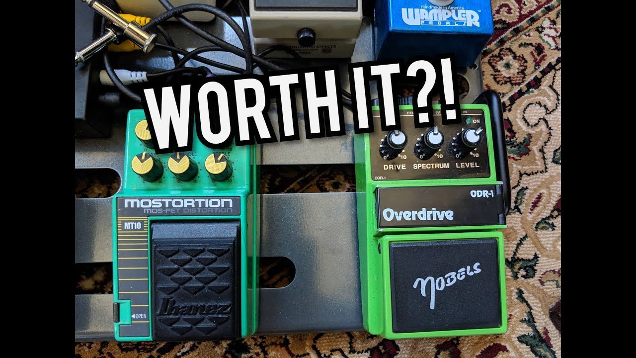 Винтажные Nobels ODR 1 + Ibanez Mostortion MT10!