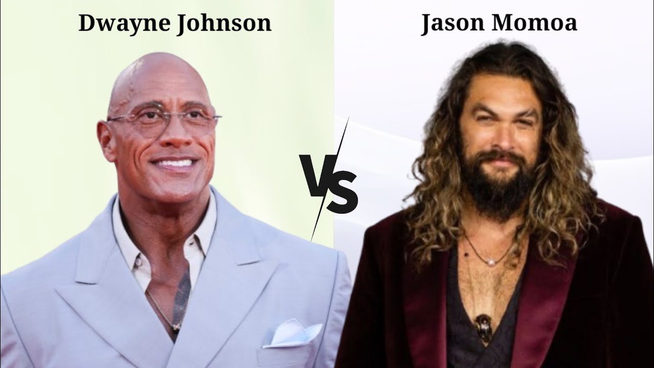 Dwayne Johnson vs Jason Momoa | Who Is the Ultimate Hollywood Alpha? (Strength, Lifestyle & More!