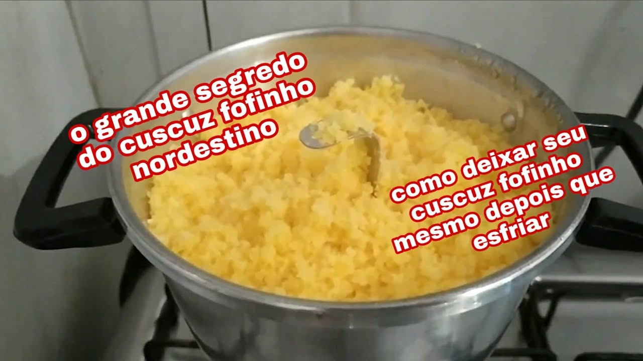 Como fazer um cuscuz fofinho