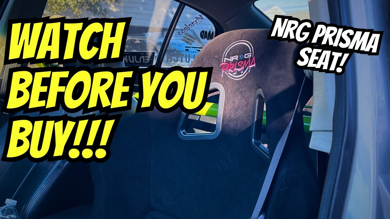 NRG Prisma Bucket Seat Review!
