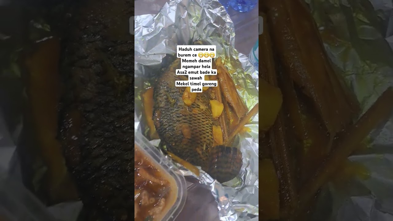 kariyawan salon jissan mh ngampar we memeh damel muka timel goreng peda