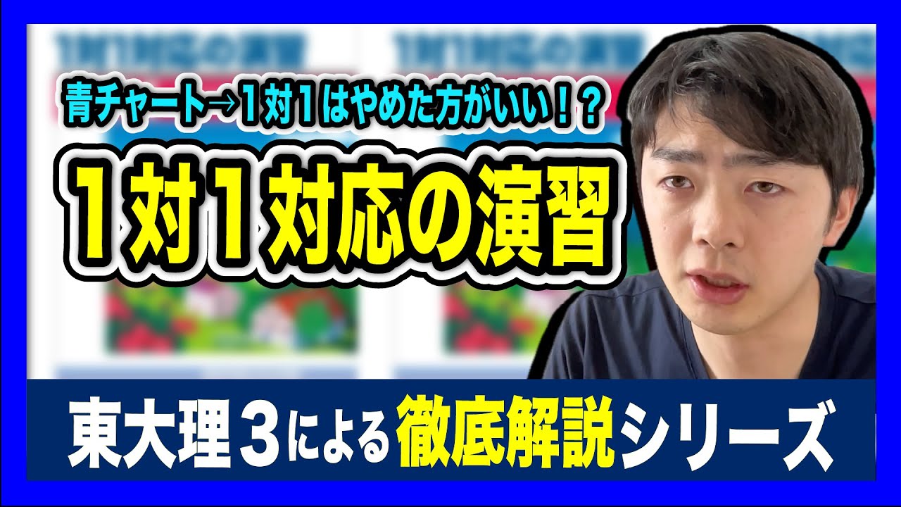 【使い方注意！】１対１対応の演習徹底解説