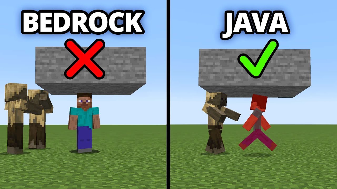 java vs bedrock v12