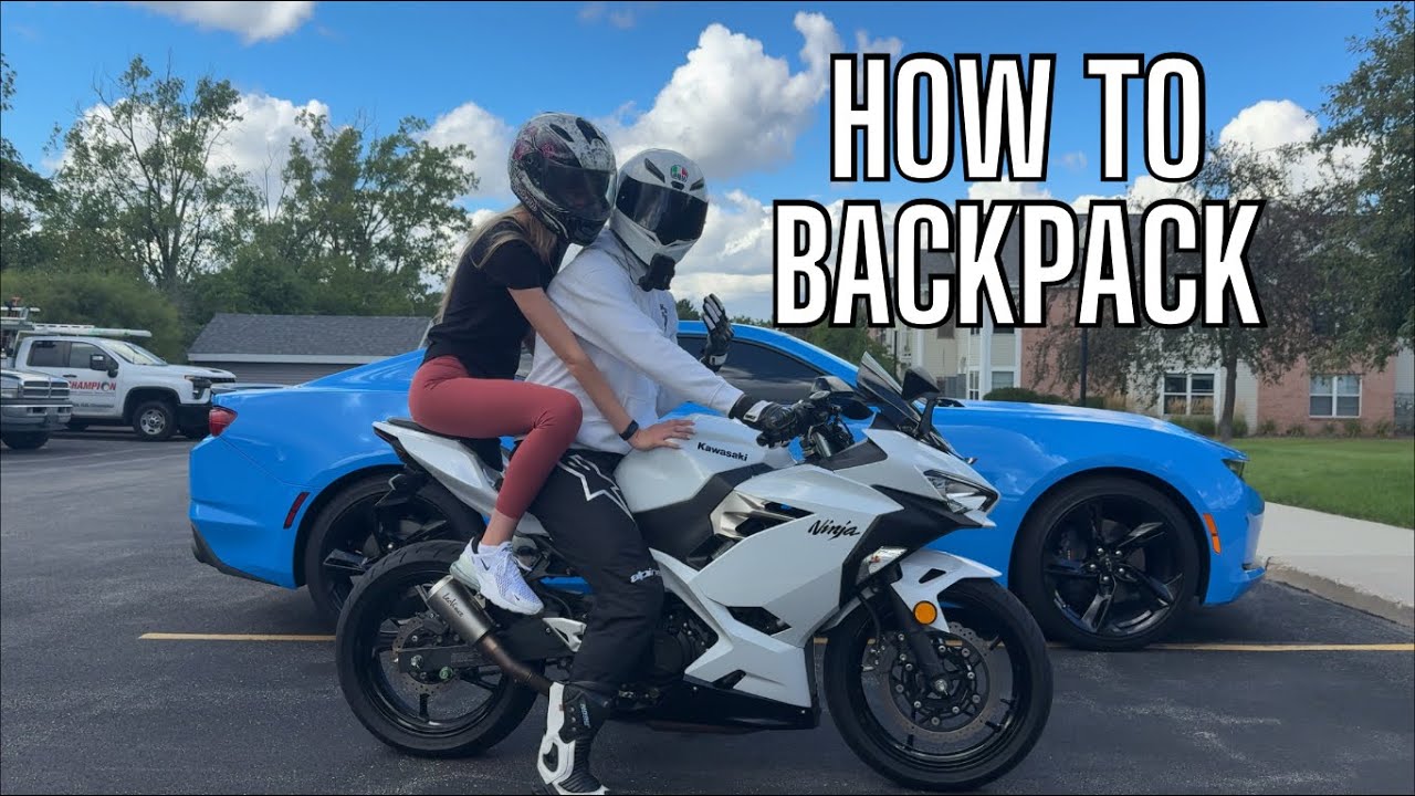 How To Backpack On A Motorcycle