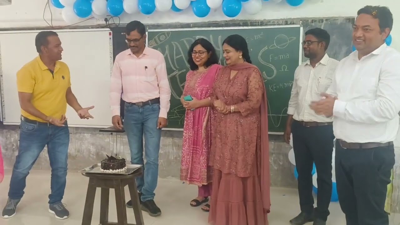 Teachers day celebration 🎉 in dspmu ranchi at physics department 