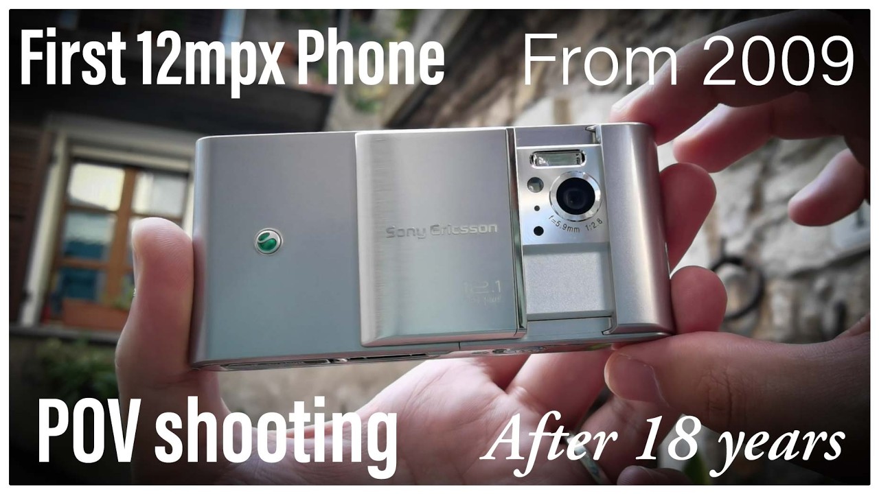 The First 12Mpx Phone from 2009 - Sony Ericsson Satio POV Shooting in 2026 in Tremosine Italy