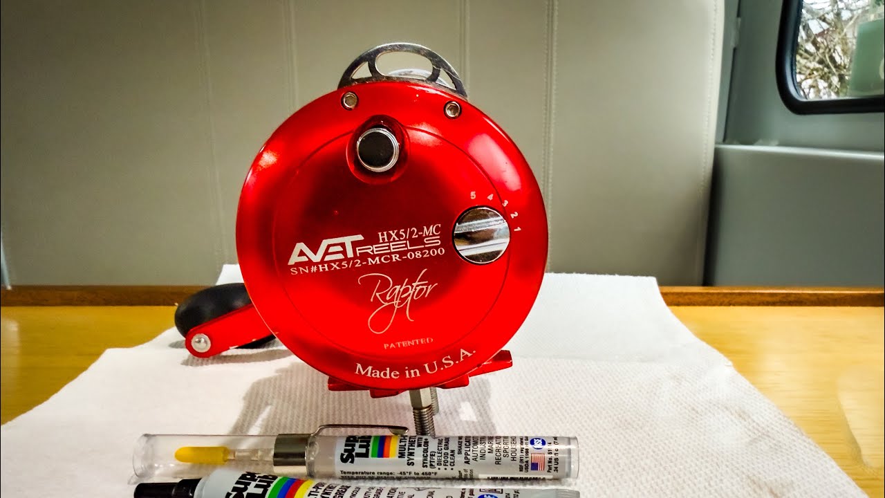 AVET RAPTOR FISHING REEL MAINTENANCE