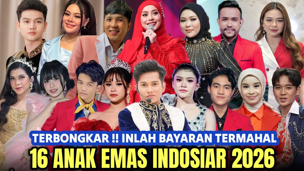 TERBONGKAR !! INILAH BAYARAN TERMAHAL 16 ANAK EMAS INDOSIAR 2026.