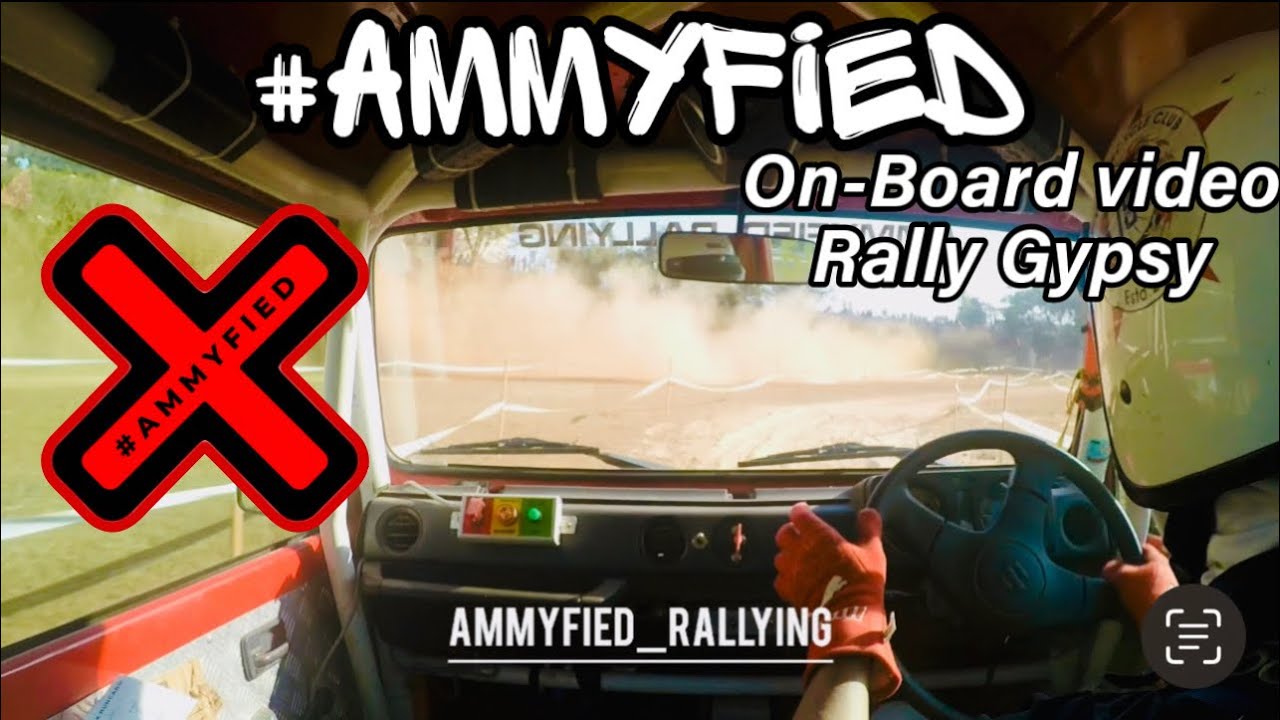 Ammyfied rallying on board - rally gypsy - modified - g13b