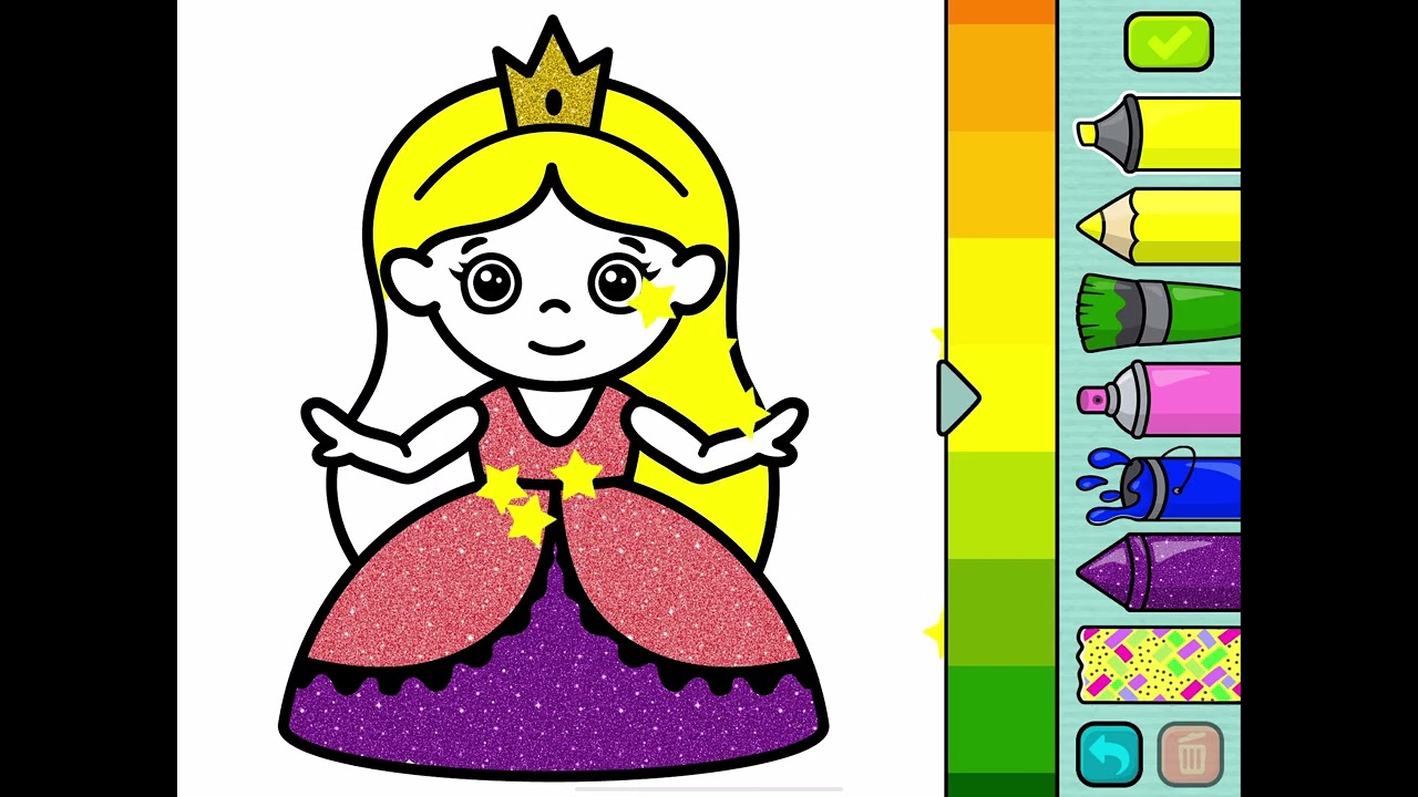 Princess | Bimi Boo Coloring app