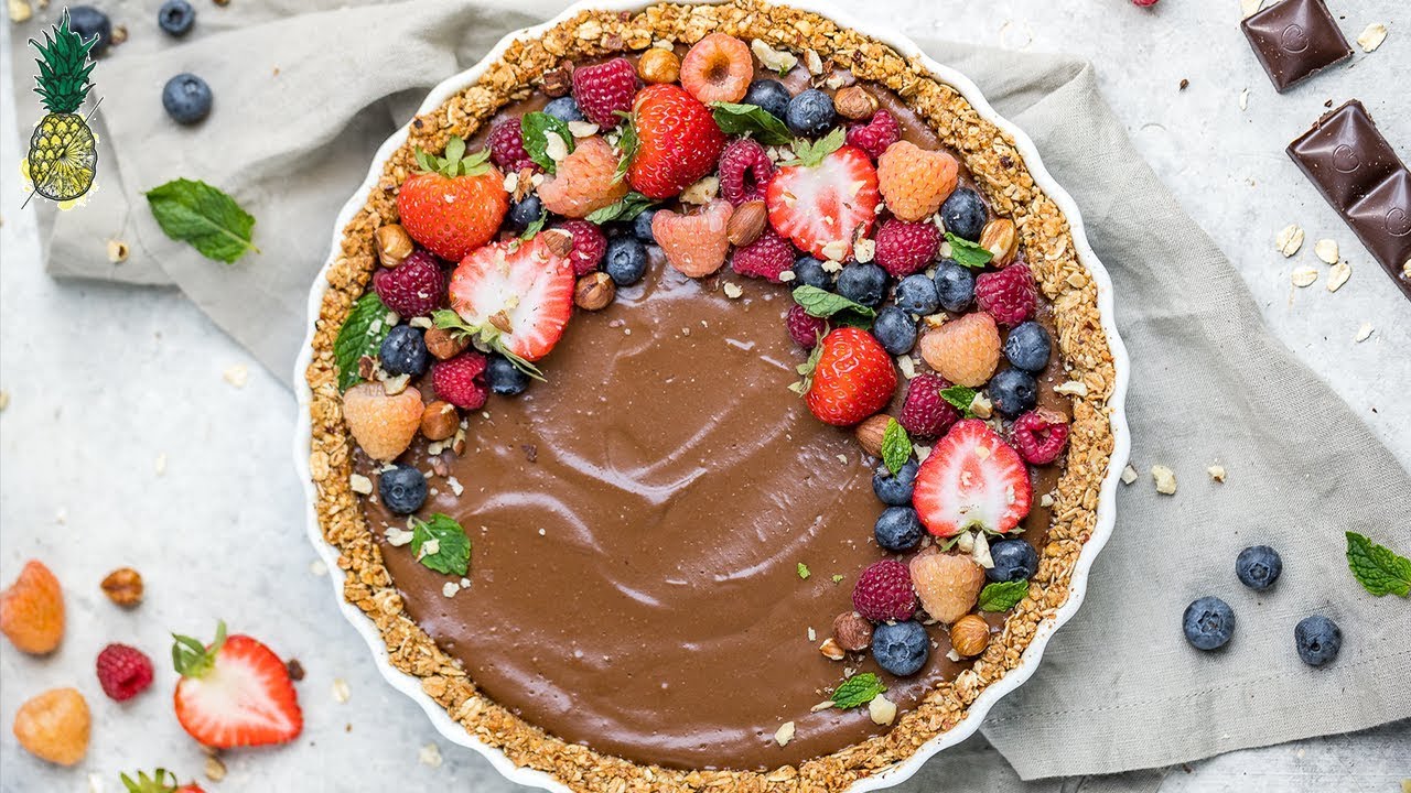 Chocolate Pumpkin Mousse Tart | Vegan Chopped Challenge