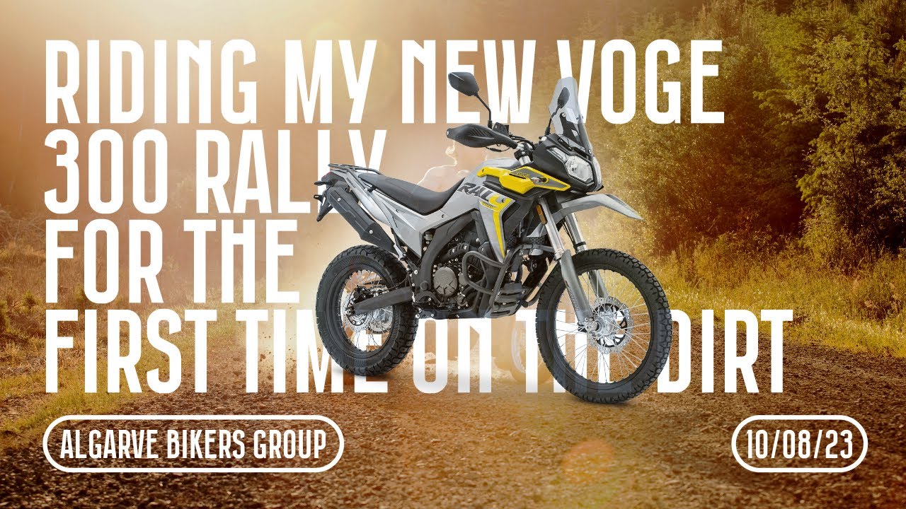 First ever ride on dirt with my new Voge 300 Rally