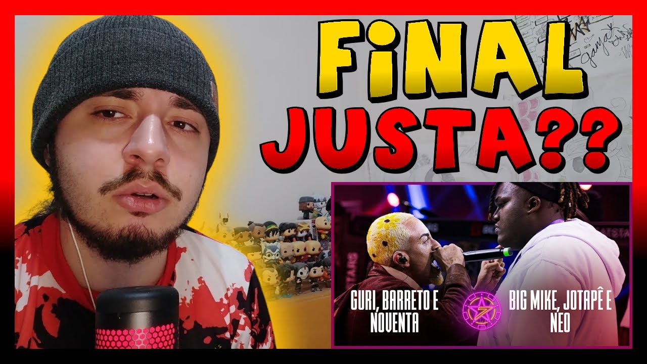 JOTAPE, NEO E BIG MIKE X GURI, BARRETO E NOVENTA | GRANDE FINAL | BDA 7 ANOS | REACT BAUEB