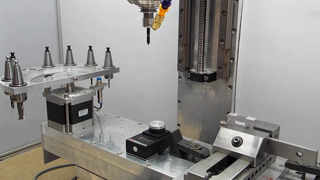 EMS800 - EMS600 Tool Probing Ballscrew Auto Tool Changer ATC Mach3 Tool Height Setting Tool Table