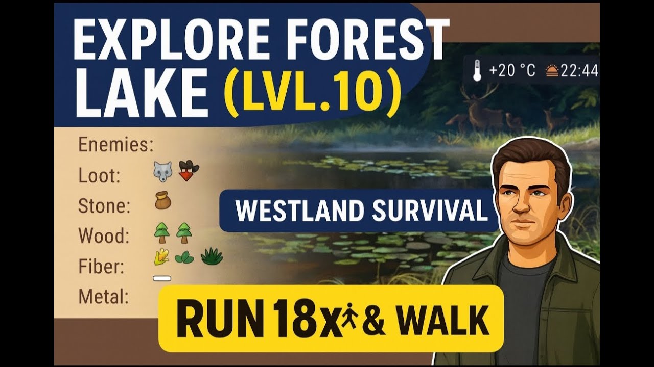 Explore Forest Lake (Lvl 10) in Westland Survival | Loot, Enemies & Tips